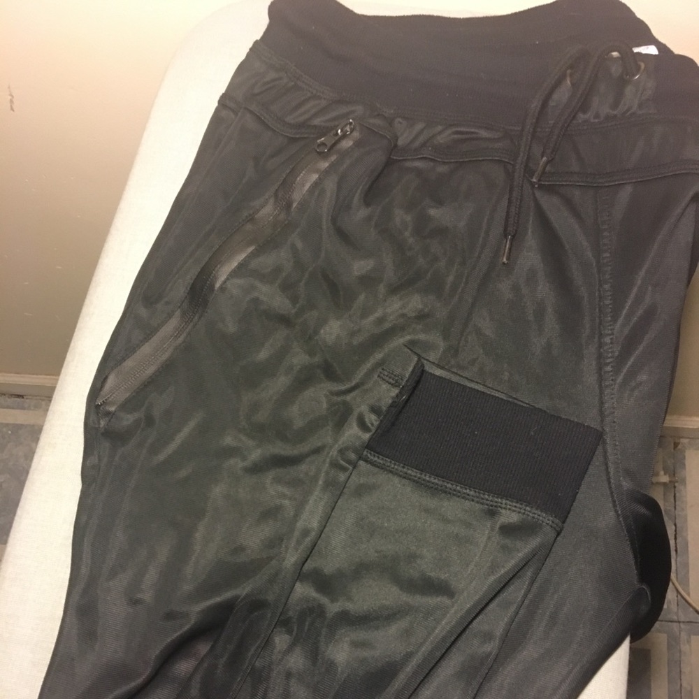 Black joggers.